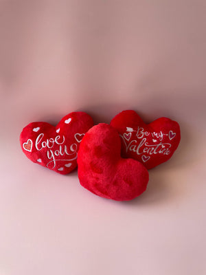 Mini Soft Red Plush Heart - Love You (12cm)