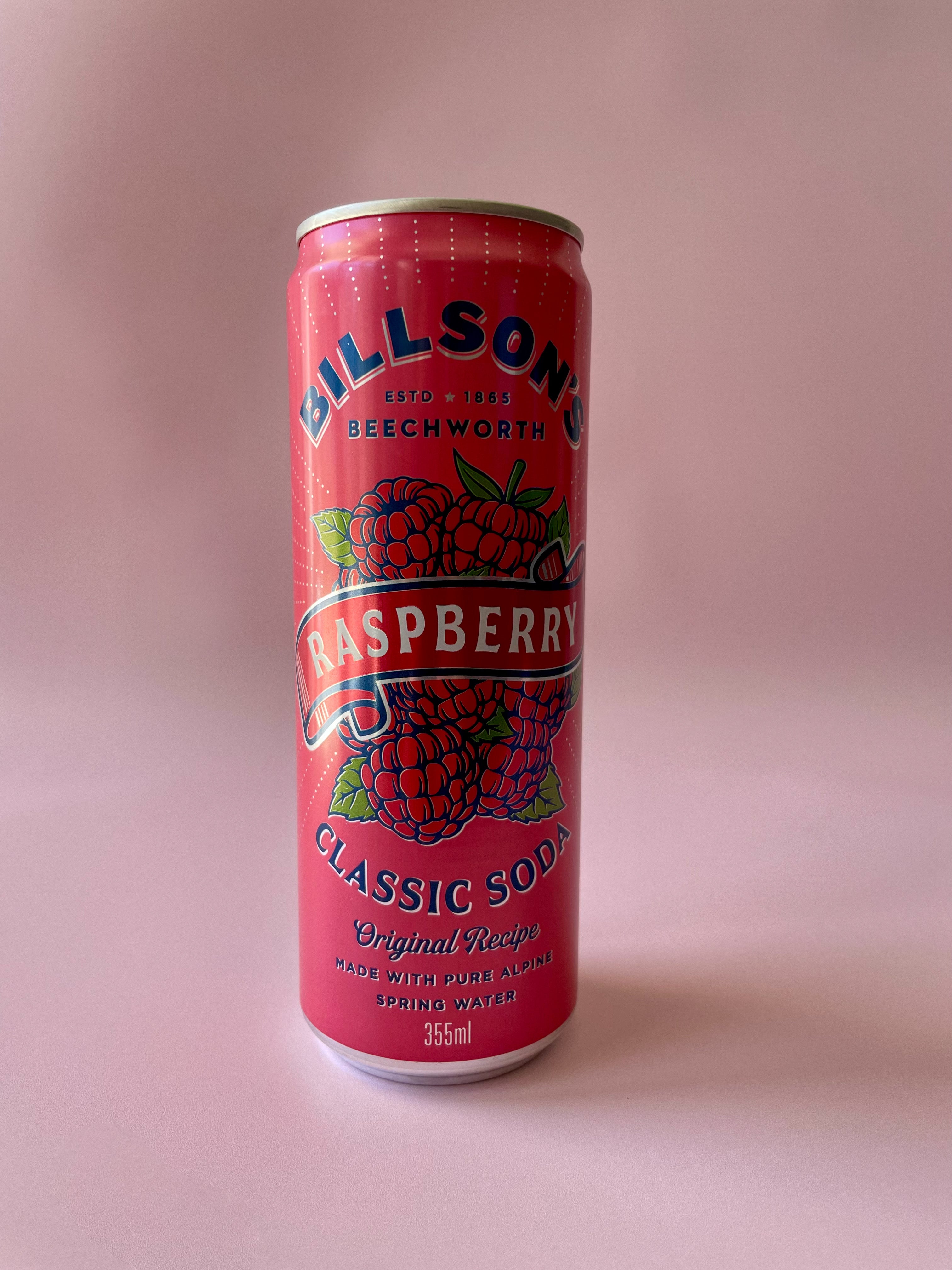 Billson's Raspberry Classic Soda