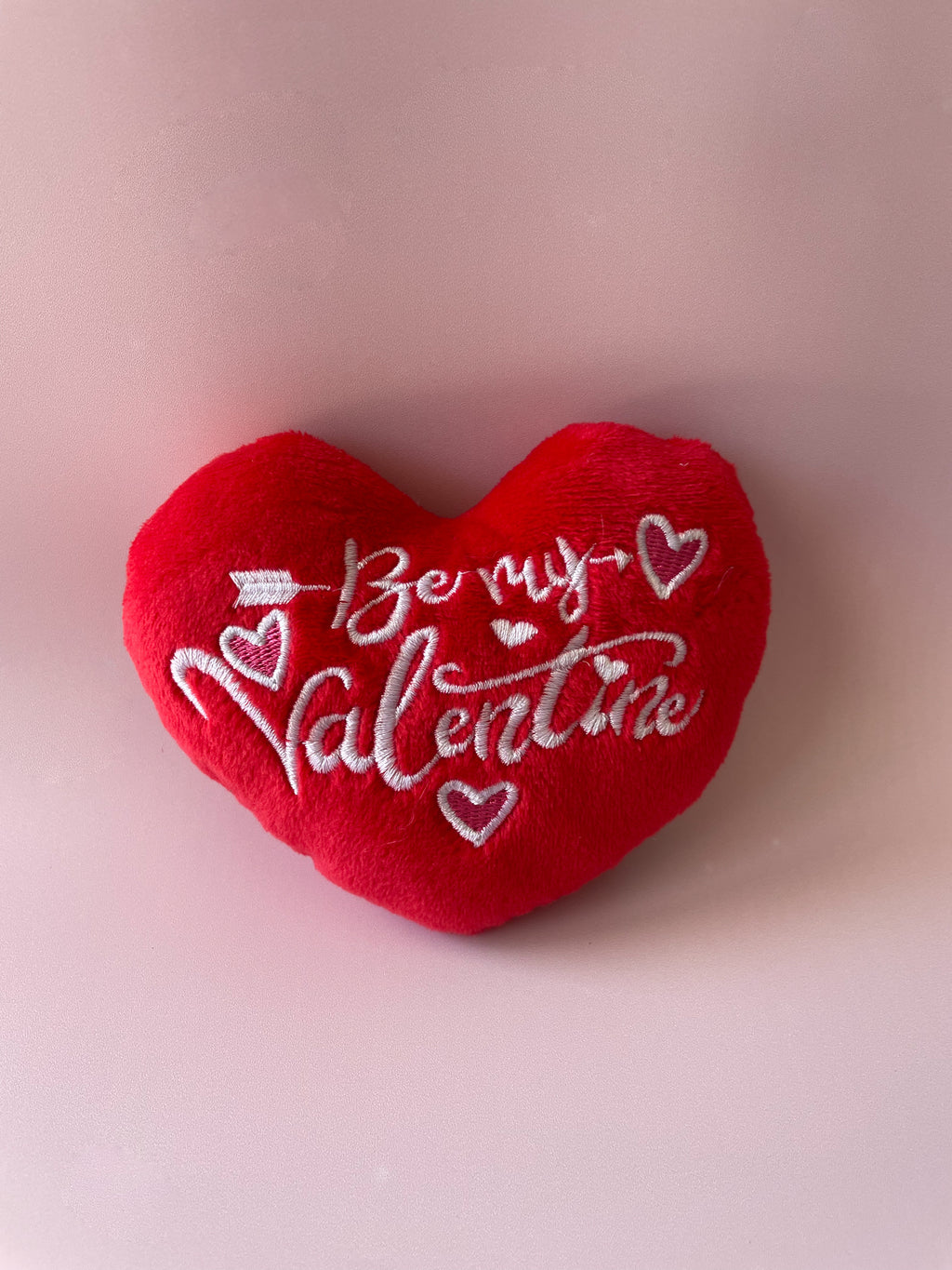 Mini Soft Red Plush Heart - Be My Valentine (12cm)