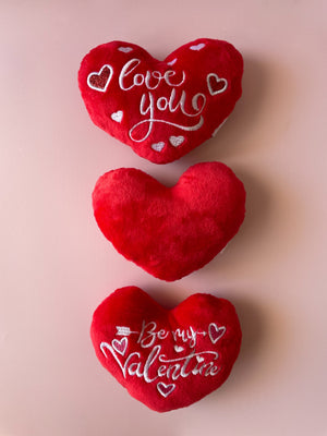 Mini Soft Red Plush Heart - Be My Valentine (12cm)
