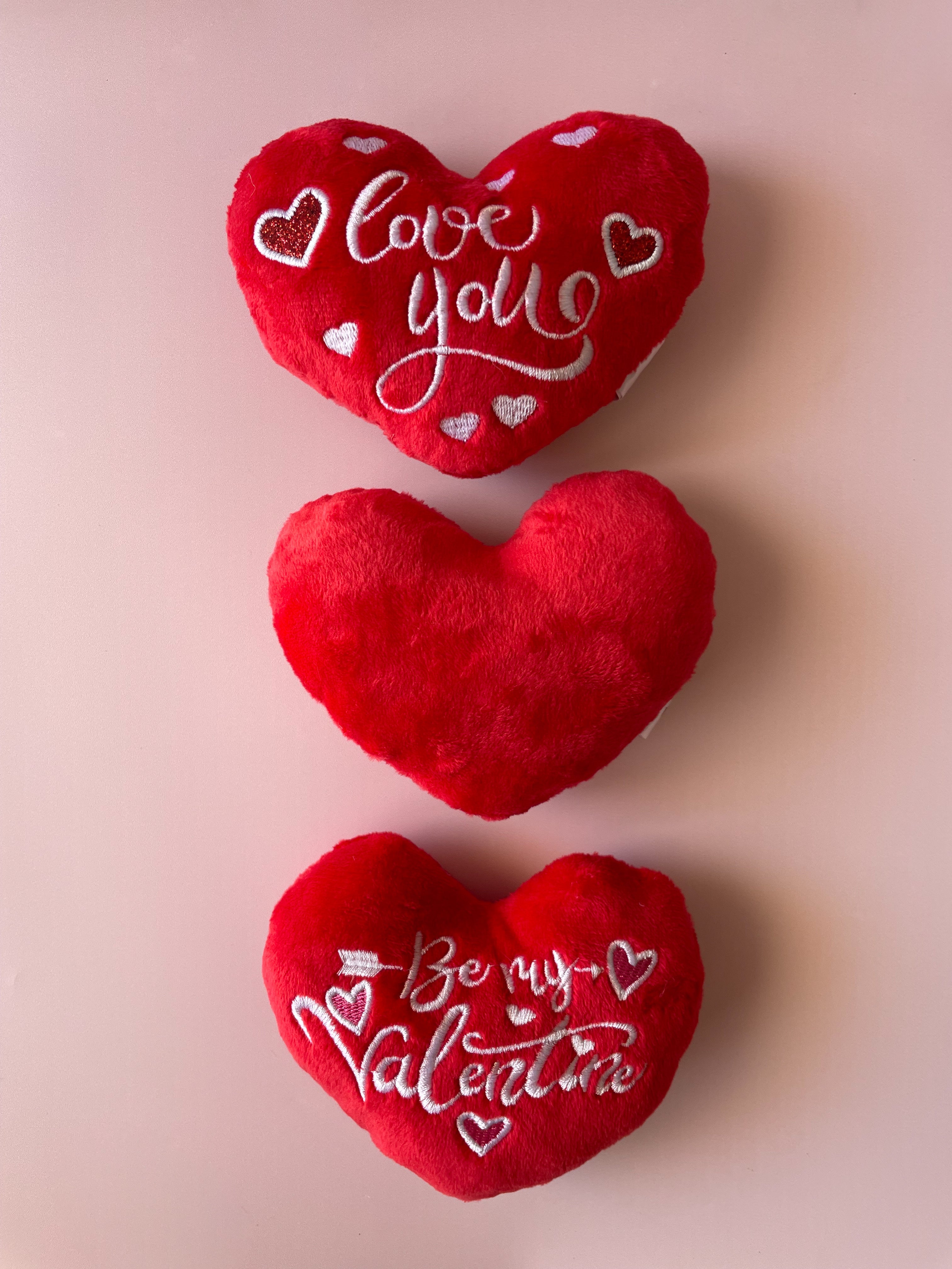 Mini Soft Red Plush Heart - Love You (12cm)