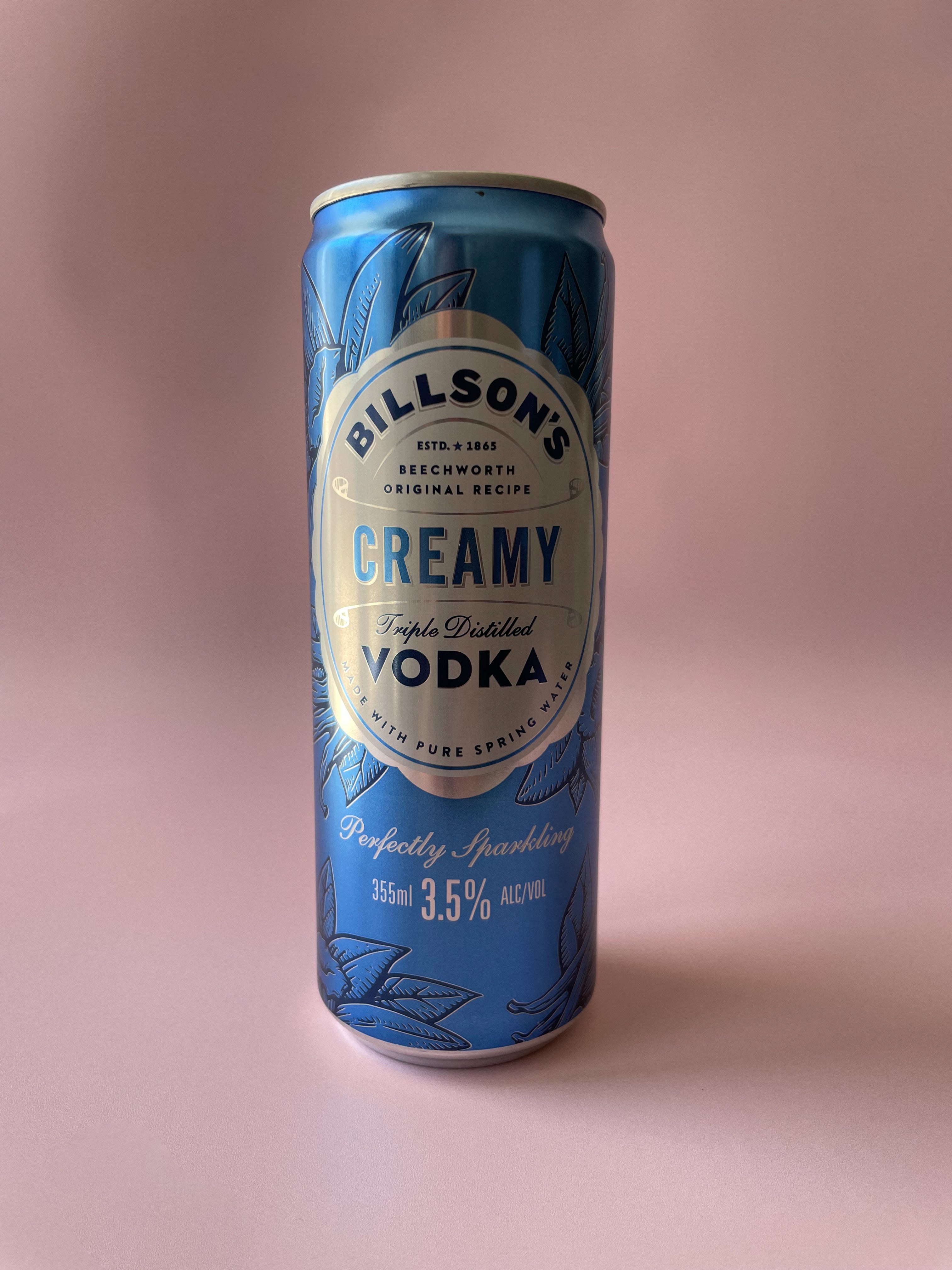 Billson's Vodka With Creamy Soda