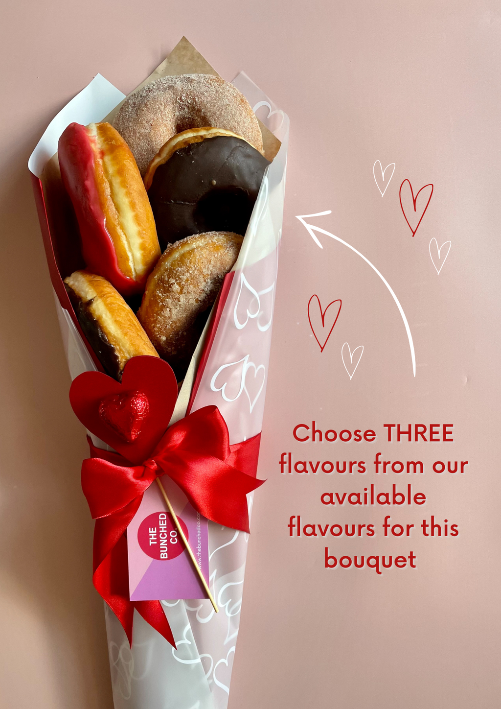 The Love Is Sweet Bouquet - Three Flavours