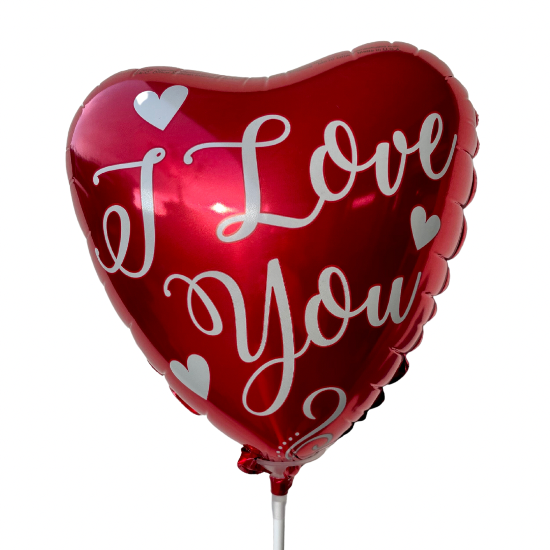 I Love You Heart Shaped Balloon - The Bunched Co.