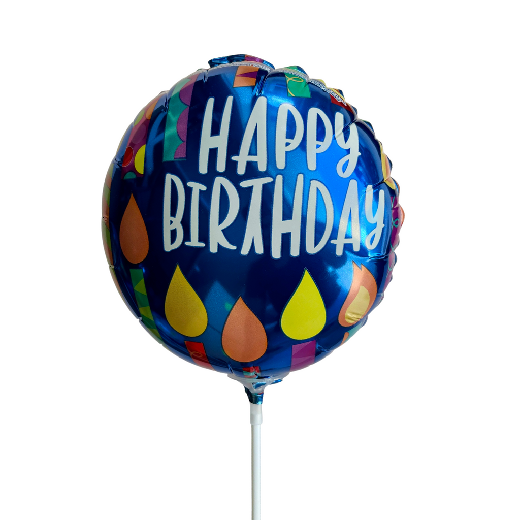 Blue Happy Birthday Balloon