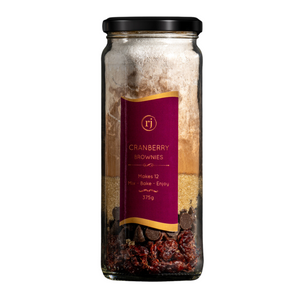 Cranberry Brownies - Recipe In A Jar