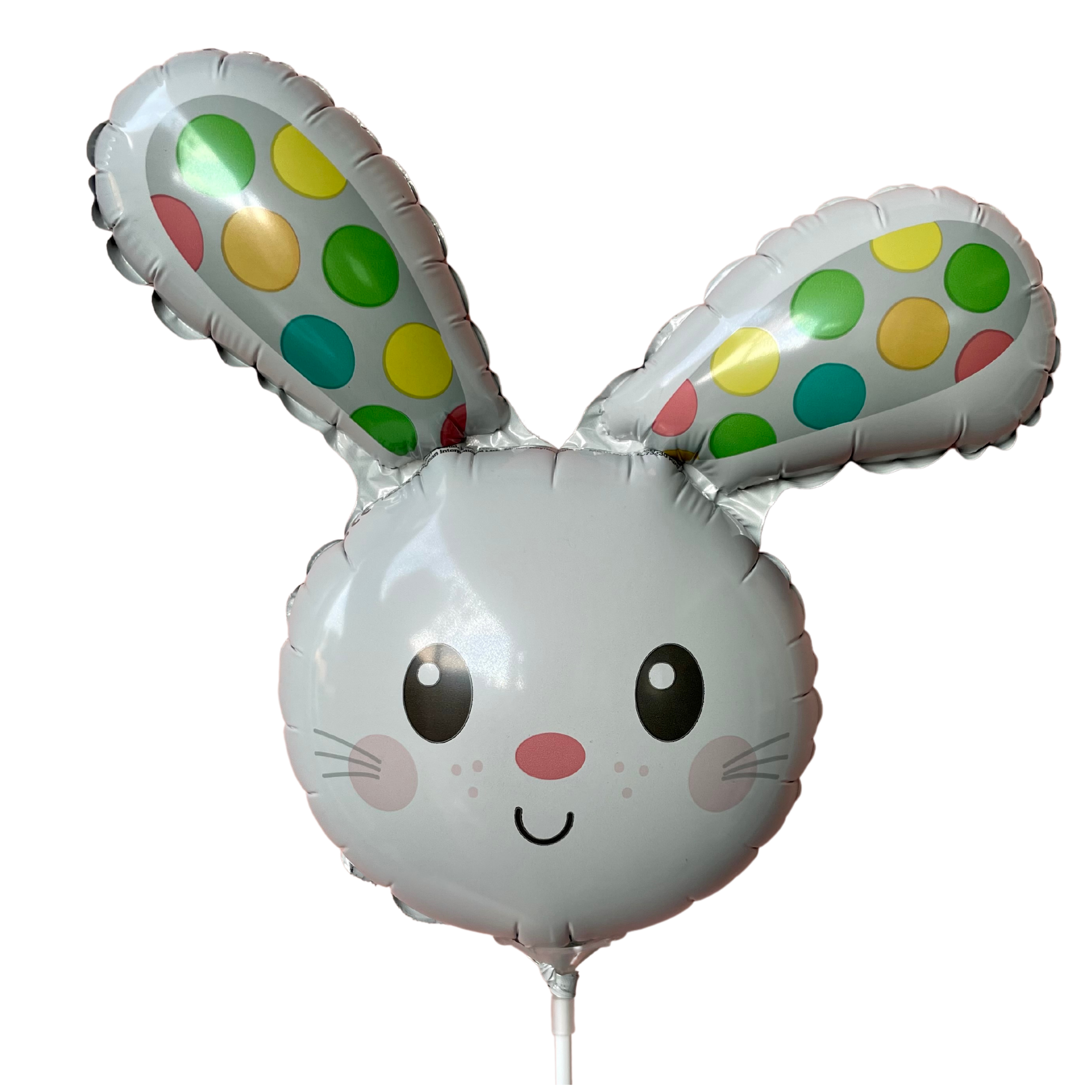 Spotted Bunny Head Balloon