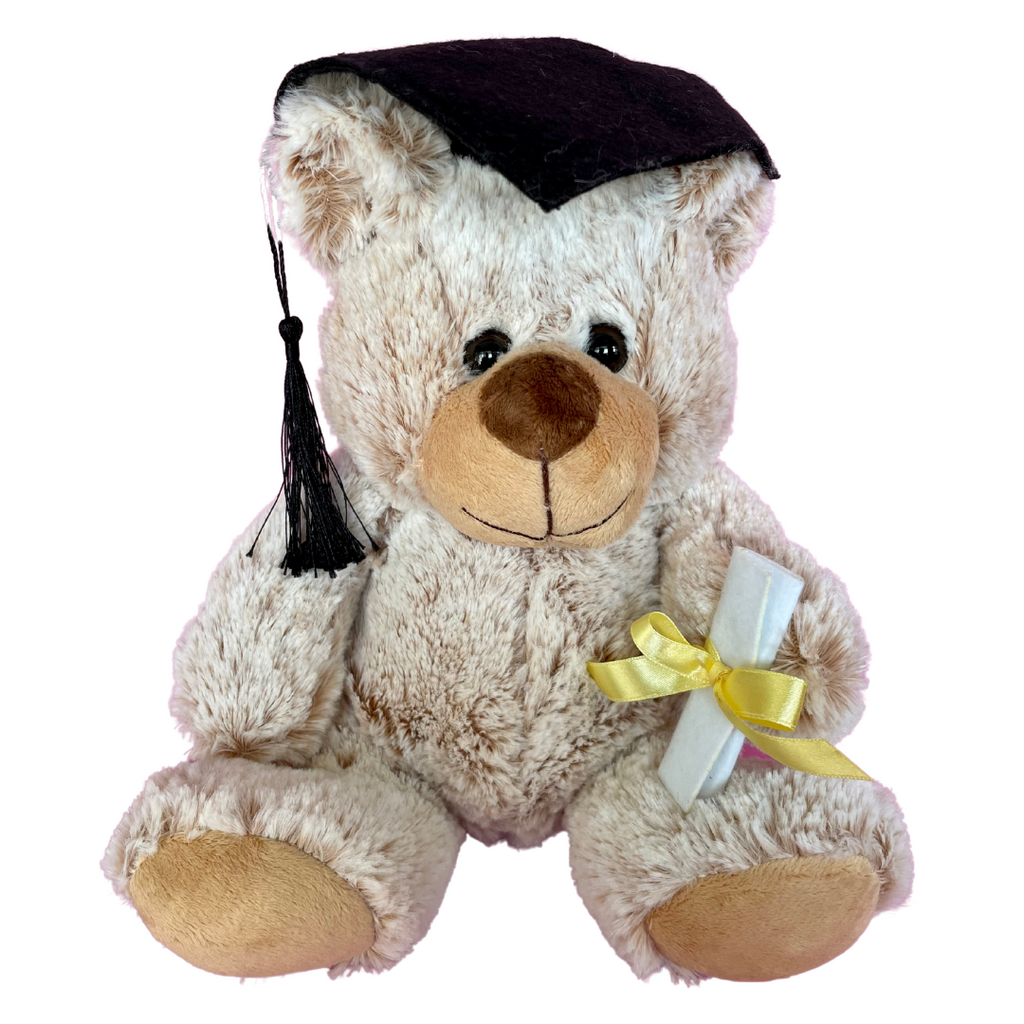 Soft Beige Graduation Teddy (26cm)